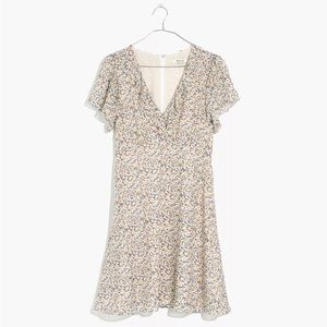 Madewell Silk Floral Dress